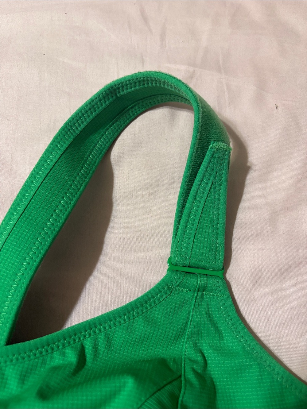 SHEFIT Ultimate Sports Bra Kelly Green High Impact Front Zip NWOT Size 5Luxe - Picture 7 of 11
